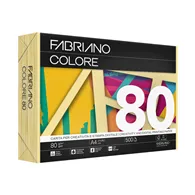Carta Colorata Colore Fabriano - A4 - 80 g - 75021297 (Banana Tenue Conf. 500)