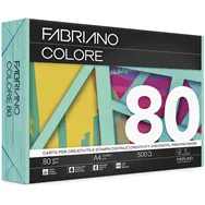 Carta Colorata Colore Fabriano - A4 - 80 g - 75121297 (Acquamarina Tenue Conf. 500)