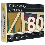 Carta Colorata Colore Fabriano - A4 - 80 g - 75621297 (Onice Tenue Conf. 500)