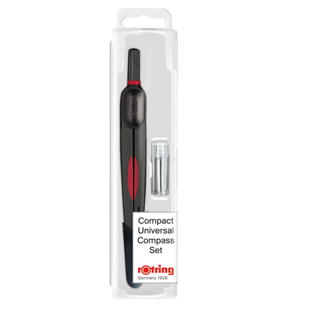 Compasso Universale Compattto Rotring - S0676530 (Nero e Rosso) Compasso Universale Compattto Rotring - S0676530 (Nero e Rosso)