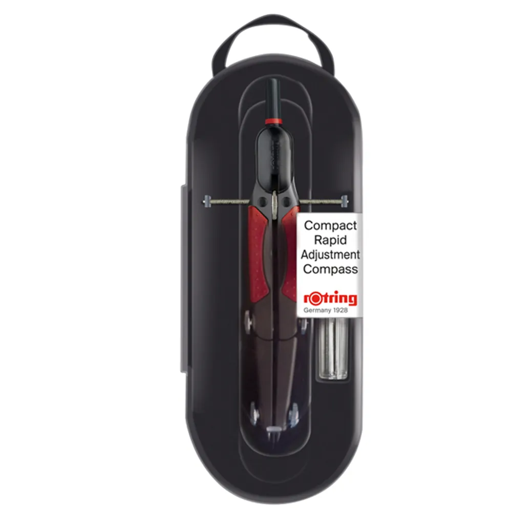 Compasso Universale Rotring - S0676580 (Nero e Rosso) Compasso Universale Rotring - S0676580 (Nero e Rosso)