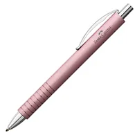 Penna a Sfera a Scatto Essentio Aluminium Faber-Castell - Punta B - 148425 (Rosè)