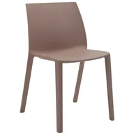 Sedia da Attesa Dora Unisit - senza Braccioli - Polipropilene - DOR/PW (Cipria Conf. 4)