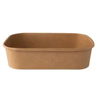 Bowl Rettangolare Monouso SignorBio - 500 ml - PBR001BIO50C (Avana Conf. 50)