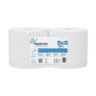 Bobina Asciugatutto Papernet - 2 Veli - 471 Strappi - 421830 (Bianco Conf. 2)