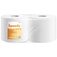 Bobina Asciugatutto Speedy Lucart - 2 Veli - 800 Strappi - 852247T (Bianco Conf. 2)