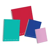 Blocco Spiralato Monocromo Pigna - A5 - Quadretti 4 mm senza Margini - 70 Fogli - 02155594M (Assortiti Conf. 5)