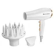 Asciugacapelli Gold Style Melchioni - 2200 W - 118030026 (Bianco e Oro)