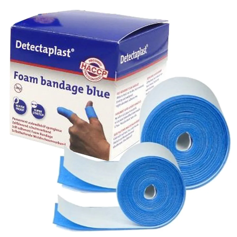 Bendaggio Coesivo Detectaplast PVS - 6 cm x 4,5 m - HACCP - CER117 (Blu) Bendaggio Coesivo Detectaplast PVS - 6 cm x 4,5 m - HACCP - CER117 (Blu)