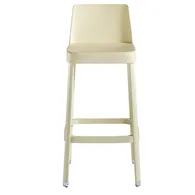 Sgabello Tapas Unisit - Legno e Acciaio - TAPSAAT (Avorio)