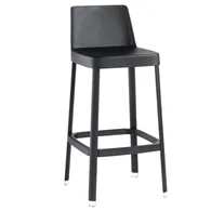 Sgabello Tapas Unisit - Legno e Acciaio - TAPSANT (Nero)