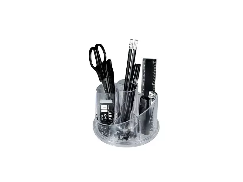 Set Portatutto Girevole con Accessori Niji Trasparente Set Portatutto Girevole con Accessori Niji Trasparente