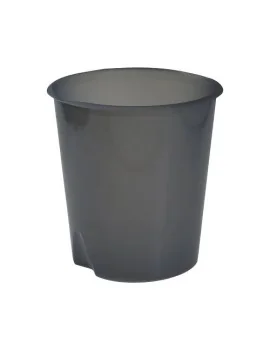 Cestino Gettacarte Modula Leonardi (Trasparente Grigio Fumè)
