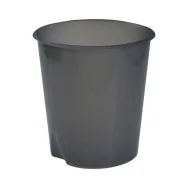 Cestino Gettacarte Modula Leonardi (Trasparente Grigio Fumè)