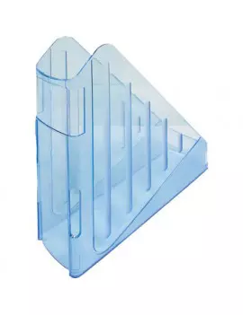 Portariviste con Profondità Maggiorata Arda - 7,5x29,5x27 cm - TR4118BL (Azzurro Trasparente)