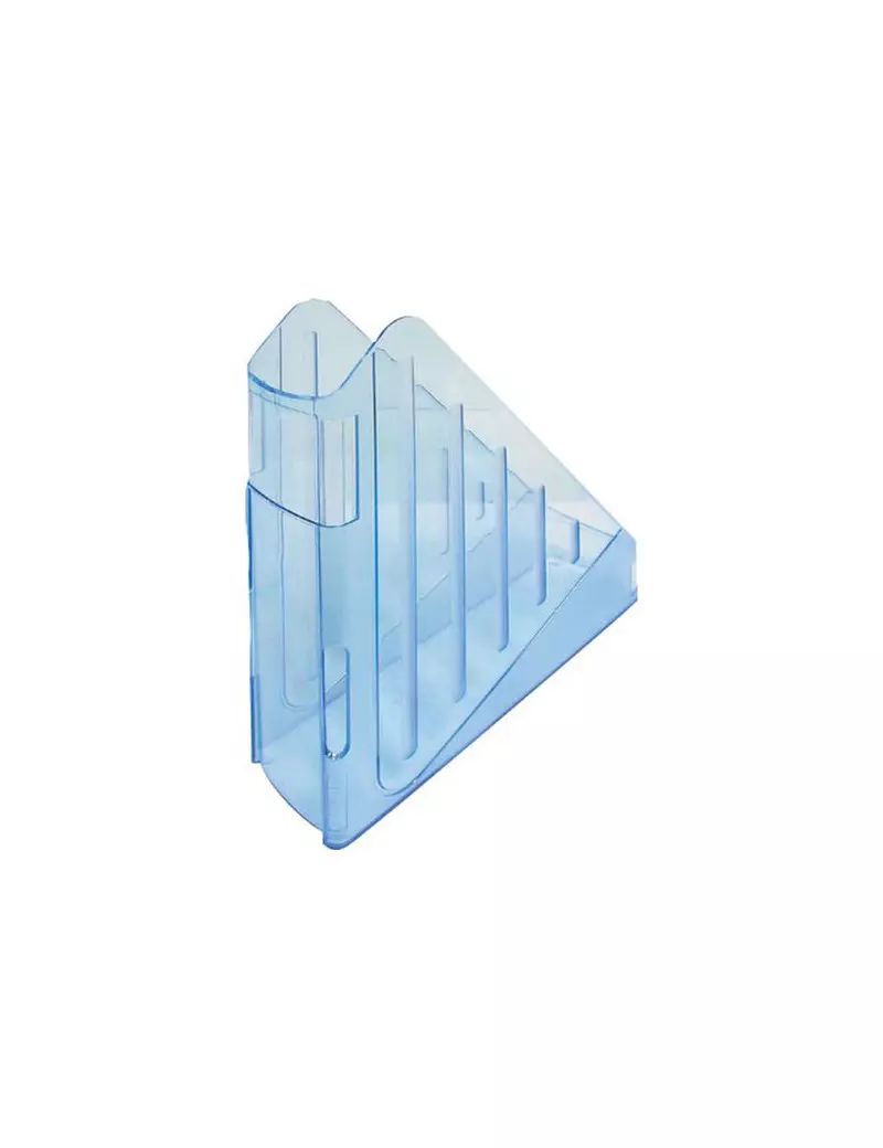Portariviste con Profondità Maggiorata Arda - 7,5x29,5x27 cm - TR4118BL (Azzurro Trasparente) Portariviste con Profondità Maggiorata Arda - 7,5x29,5x27 cm - TR4118BL (Azzurro Trasparente)