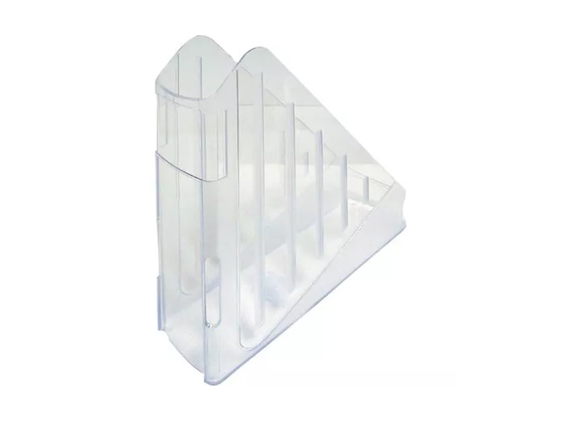 Portariviste con Profondità Maggiorata Arda - 7,5x29,5x27 cm - TR4118CR (Cristallo Trasparente) Portariviste con Profondità Maggiorata Arda - 7,5x29,5x27 cm - TR4118CR (Cristallo Trasparente)