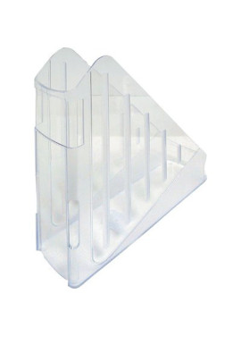 Portariviste con Profondità Maggiorata Arda - 7,5x29,5x27 cm - TR4118CR (Cristallo Trasparente)
