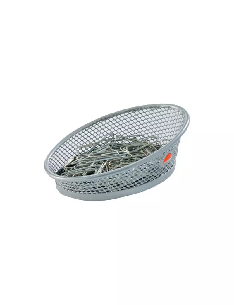 Portafermagli in Rete Metallica Mesh Alba - MESHCLIP/M (Argento) Portafermagli in Rete Metallica Mesh Alba - MESHCLIP/M (Argento)
