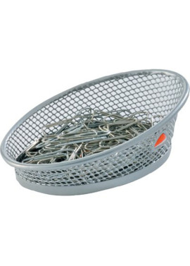 Portafermagli in Rete Metallica Mesh Alba - MESHCLIP/M (Argento)