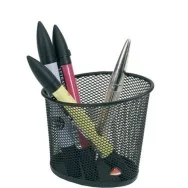 Portapenne in Rete Metallica Mesh Alba - MESHCUP/N (Nero)