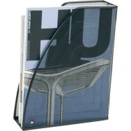 Portariviste in Rete Metallica Mesh Alba - MESHMAG/N (Nero)