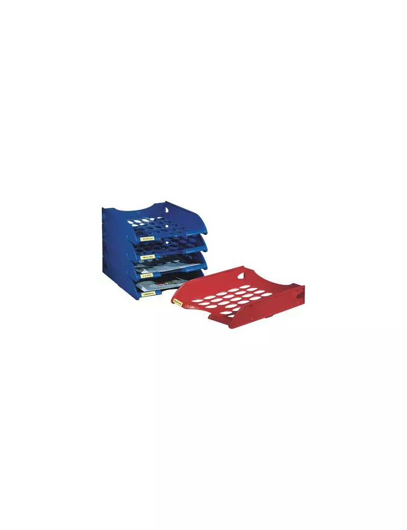 Vaschetta Portacorrispondenza Modula Leonardi - E040RO (Rosso) Vaschetta Portacorrispondenza Modula Leonardi - E040RO (Rosso)