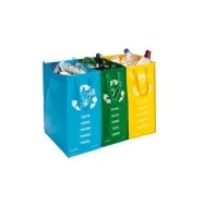 Contenitore Rifiuti Raccolta Differenziata Perfetto - 22+26+20x35x49 - 110 Litri (Conf. 3)