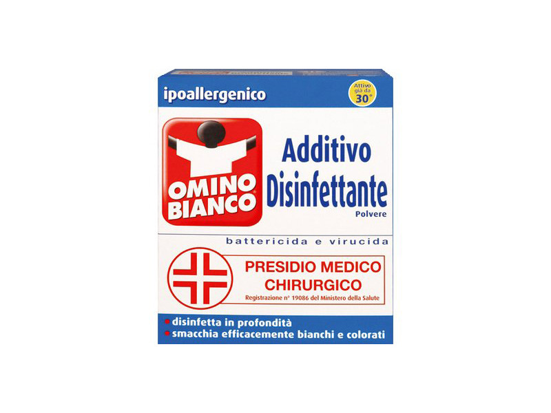 Additivo Disinfettante Lavatrice Ominobianco - 500 g Additivo Disinfettante Lavatrice Ominobianco - 500 g