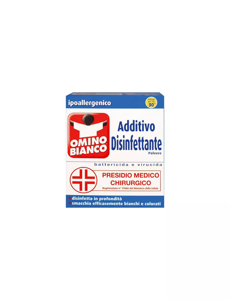 Additivo Disinfettante Lavatrice Ominobianco - 500 g Additivo Disinfettante Lavatrice Ominobianco - 500 g
