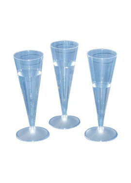 Bicchieri in Plastica Diamant DOpla 110 cc - 22069 (Trasparente Conf. 20)