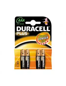 Pile Duracell Plus - Ministilo AAA - DURMN2400LLX (Conf. 4)