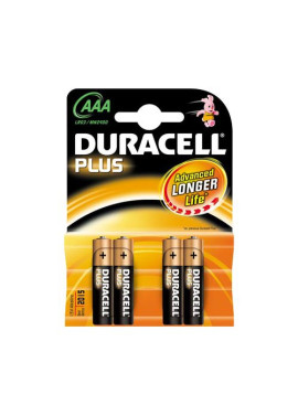 Pile Duracell Plus - Ministilo AAA - DURMN2400LLX (Conf. 4)