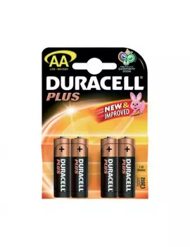 Pile Duracell Plus - Stilo AA - GILMN1500 (Conf. 4)