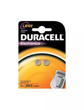 Pila Specialistica Duracell - LR44 - 1,5 V - LR44/2 (Conf. 2)