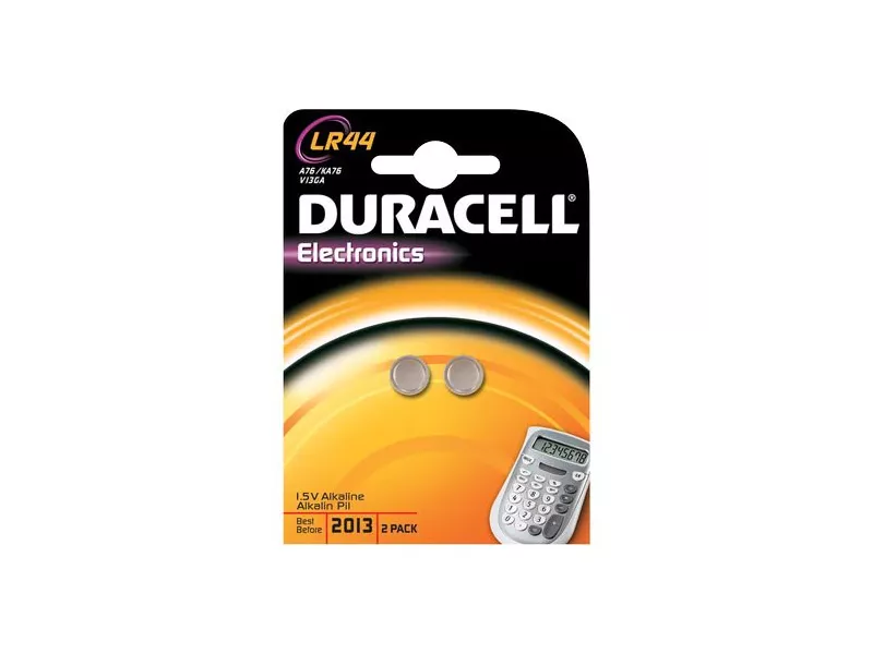 Pila Specialistica Duracell - LR44 - 1,5 V - LR44/2 (Conf. 2)