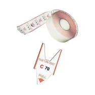 Rotoli Tagliandi per Eliminacode Printex (Rosso Conf. 5)