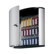 Cassetta Portachiavi Key Box Code Durable - 30,2x28x11,8 cm - 18 Posti - 1951-23 (Argento)