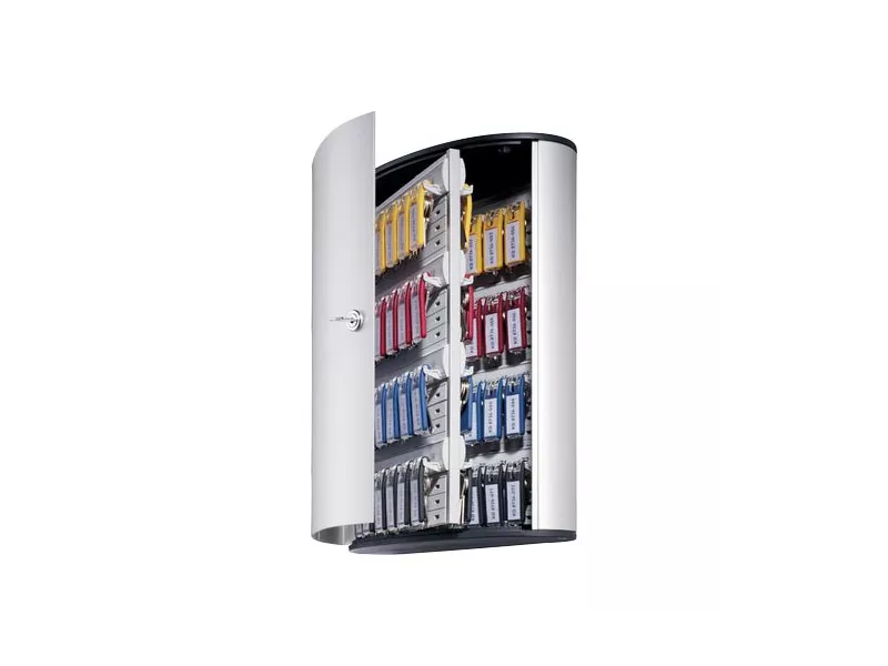 Cassetta Portachiavi Key Box Code Durable - 30,2x40x11,8 cm (Argento Metallizzato) Cassetta Portachiavi Key Box Code Durable - 30,2x40x11,8 cm (Argento Metallizzato)