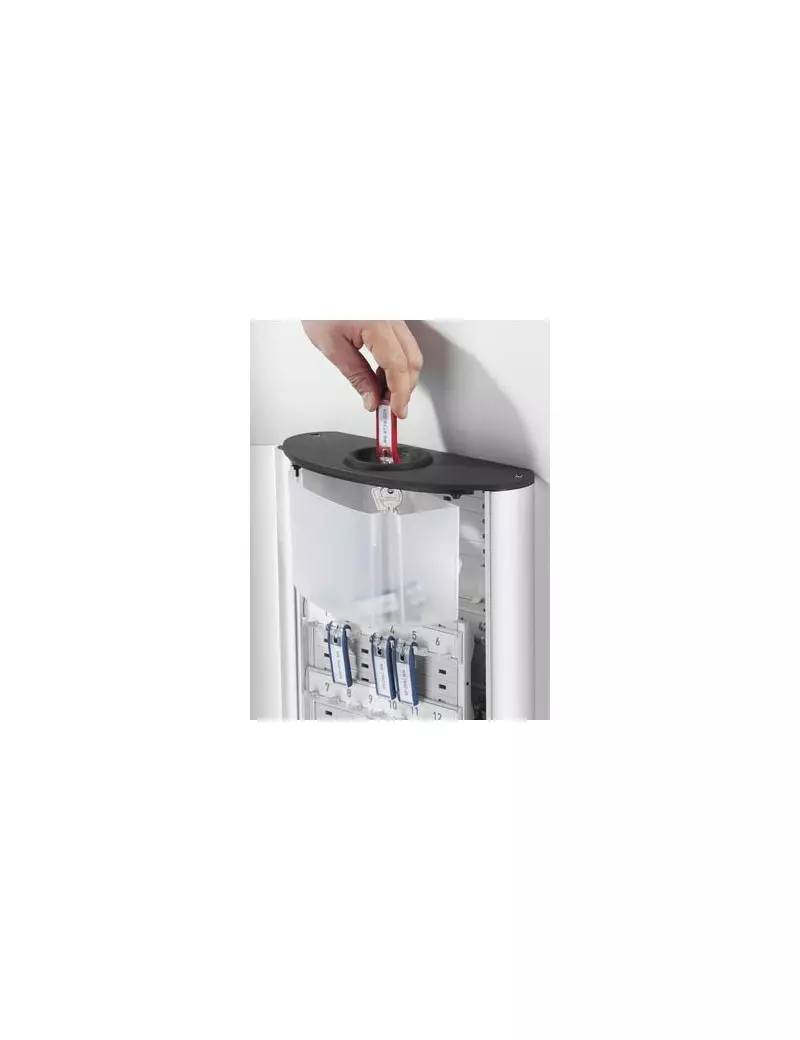 Cassetta Portachiavi Key Box Plus Durable - 30,2x40x11,8 cm - 54 Posti - 1968-23 (Argento) Cassetta Portachiavi Key Box Plus Durable - 30,2x40x11,8 cm - 54 Posti - 1968-23 (Argento)