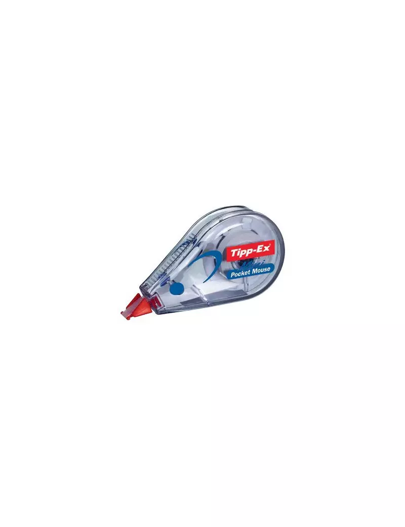 Correttore a Nastro Mini Pocket Mouse Tipp-Ex Bic - 5 mm x 5 m - 932564 (Conf. 10) Correttore a Nastro Mini Pocket Mouse Tipp-Ex Bic - 5 mm x 5 m - 932564 (Conf. 10)