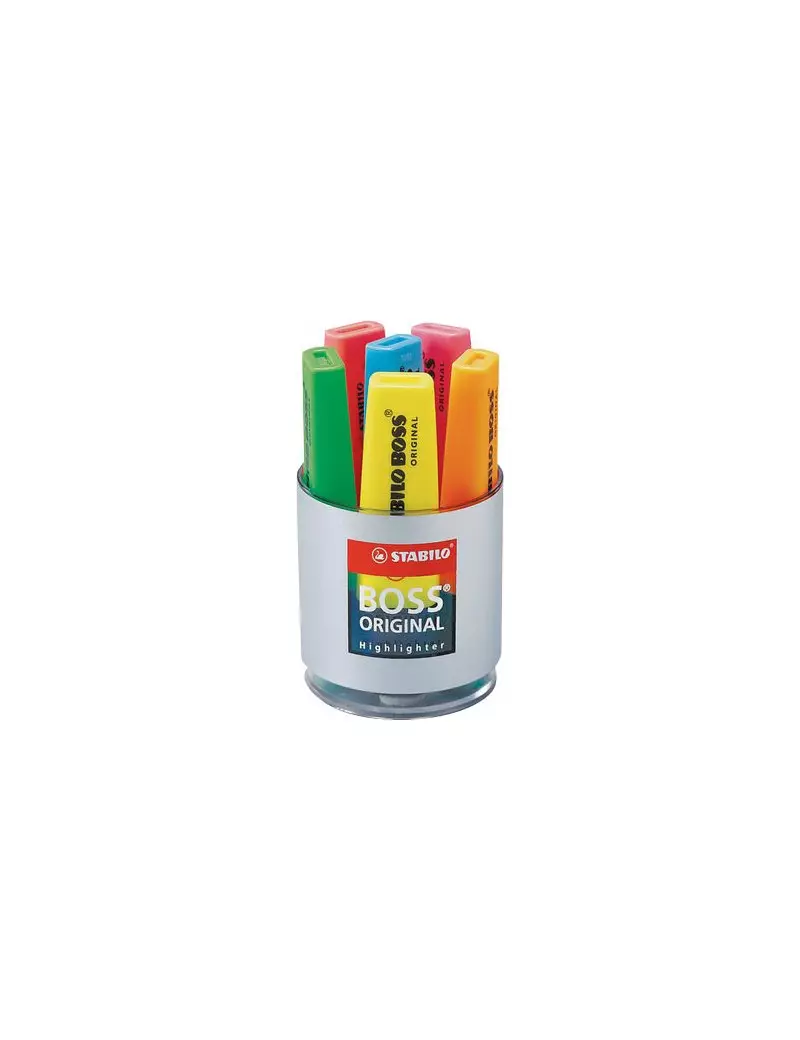 Evidenziatore Boss Original Stabilo - 7006 (Assortiti Conf. 6) Evidenziatore Boss Original Stabilo - 7006 (Assortiti Conf. 6)