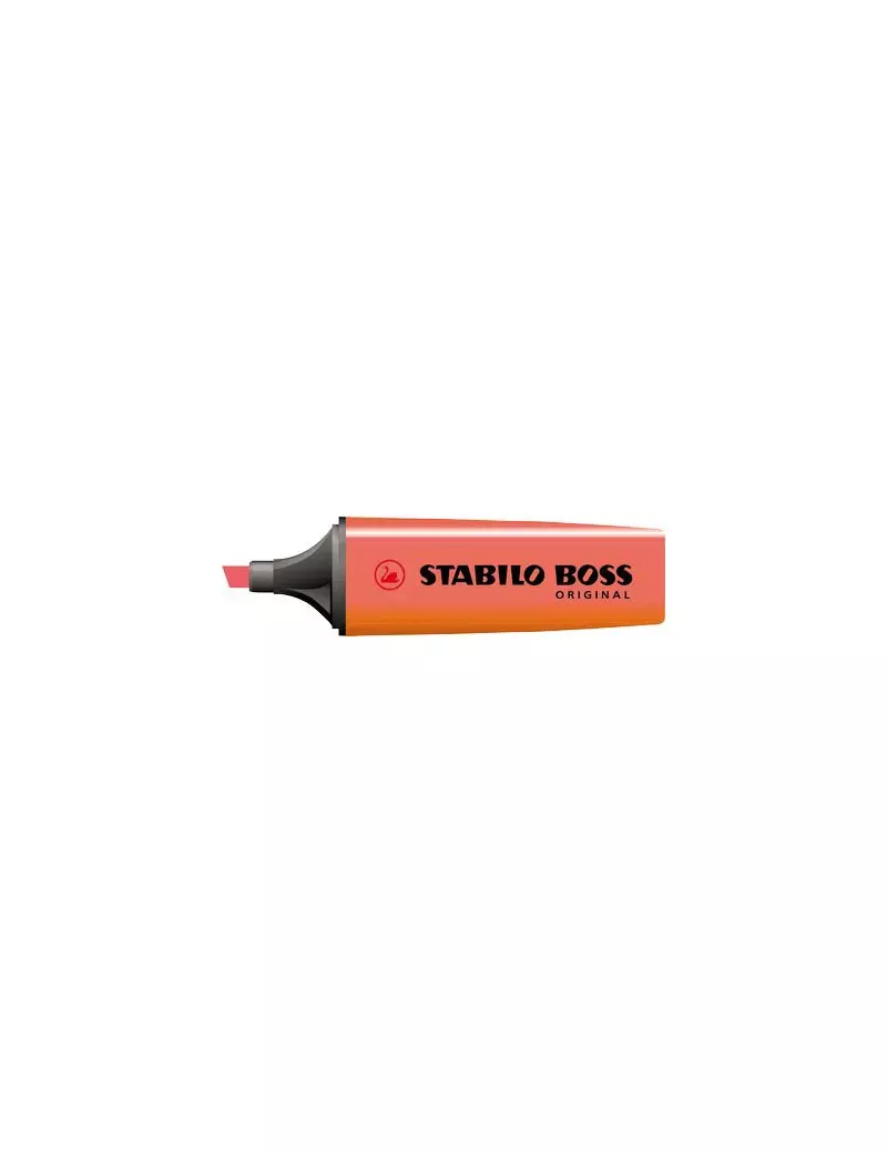 Evidenziatore Boss Original Stabilo - 70/40 (Rosso Conf. 10)