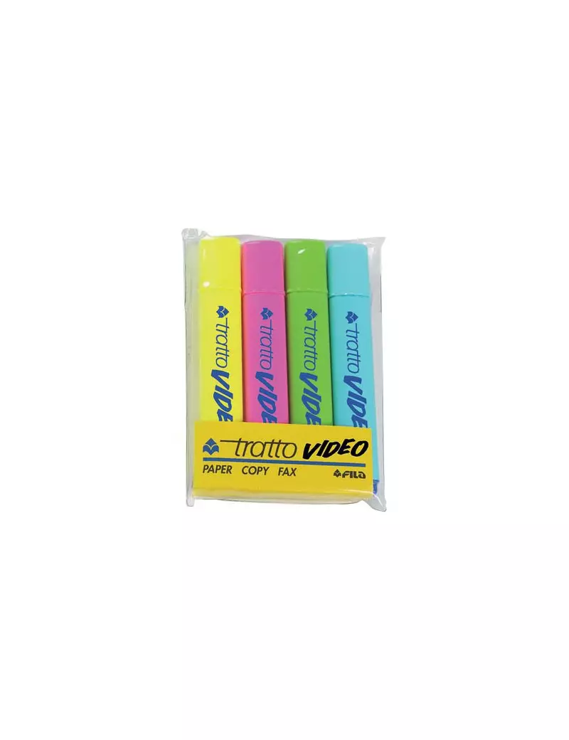 Evidenziatore Tratto Video - 830800 (Assortiti Conf. 4) Evidenziatore Tratto Video - 830800 (Assortiti Conf. 4)