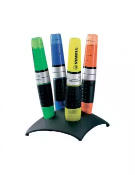 Set da Scrivania Evidenziatore Luminator Stabilo - 2-5 mm (Assortiti Conf. 4)