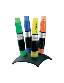 Set da Scrivania Evidenziatore Luminator Stabilo - 2-5 mm (Assortiti Conf. 4)