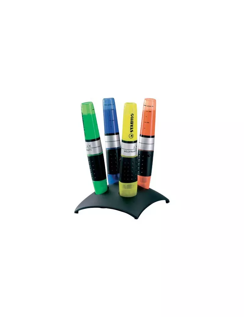 Set da Scrivania Evidenziatore Luminator Stabilo - 2-5 mm (Assortiti Conf. 4) Set da Scrivania Evidenziatore Luminator Stabilo - 2-5 mm (Assortiti Conf. 4)