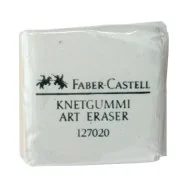 Gomma Pane Faber Castell - 36x36x10 mm - 127154 (Bianco Conf. 18)