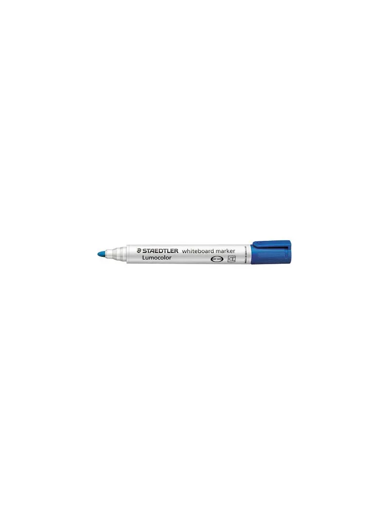 Marcatore a Secco Lumocolor Whiteboard Staedtler - Punta Tonda - 2 mm - 3513 (Blu)