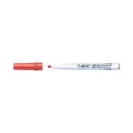 Marcatore per Lavagne Velleda 1741 Bic - Punta Tonda - 1,4 mm - 1199174103 (Rosso Conf. 12)
